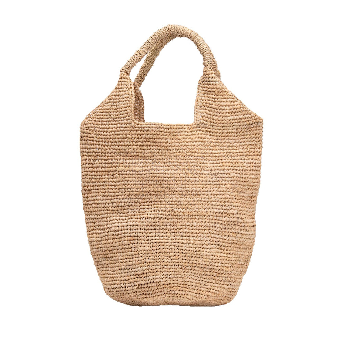 Handcrafted straw bag with modern accents Stornfield