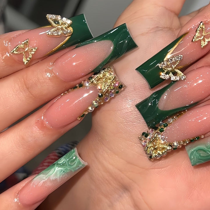 Artistic 3D Butterfly Nail Extensions Stornfield