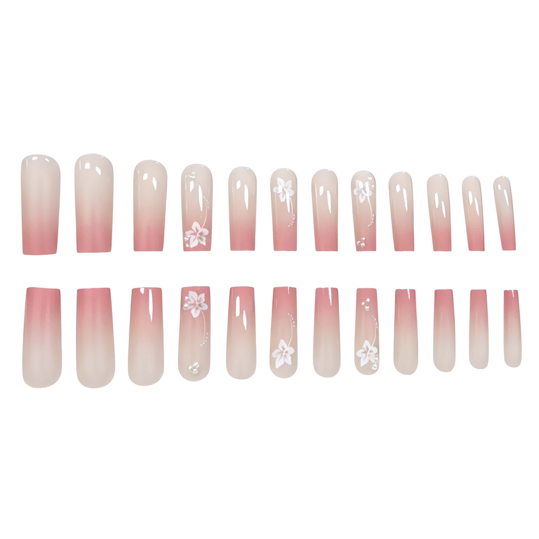 Floral Acrylic Nail Art Set Stornfield