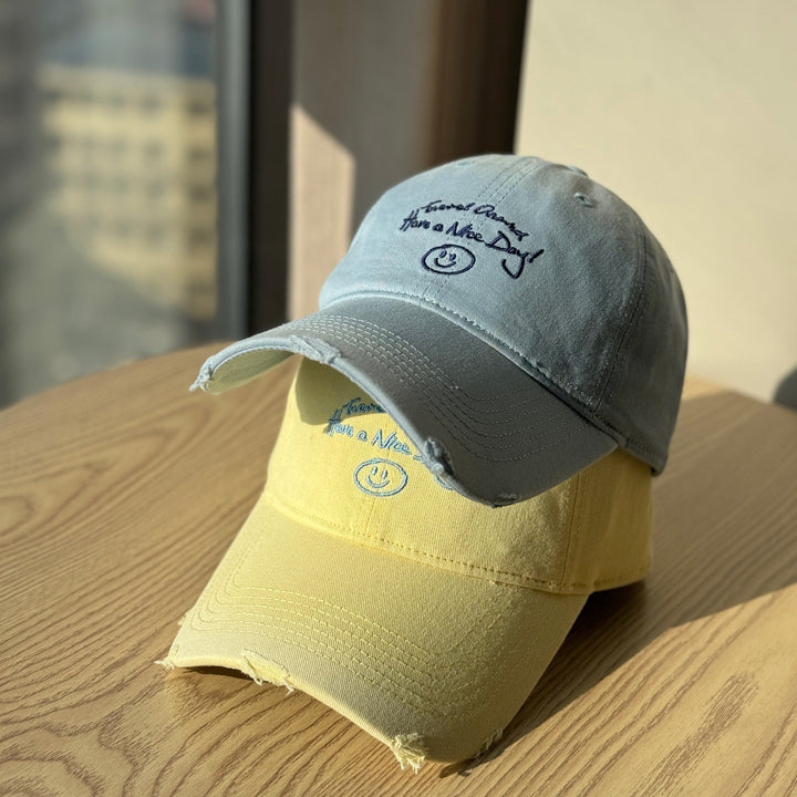 Women's Distressed Cotton Baseball Cap Stornfield 1784270914