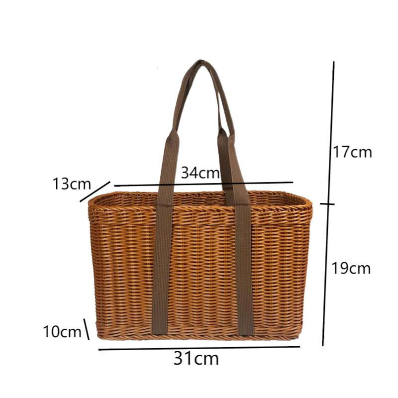Handwoven Decorative Market Basket Stornfield
