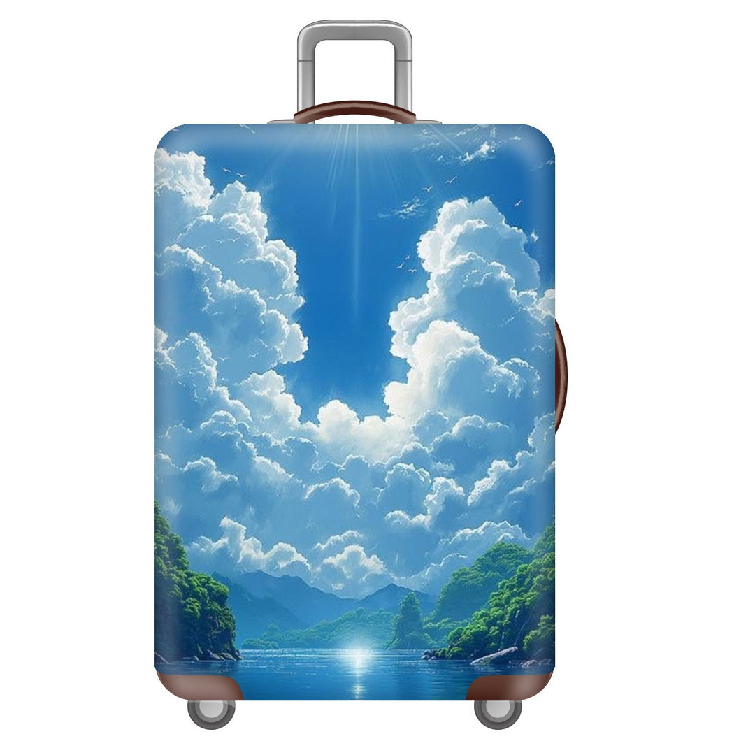 Unisex Hard Shell Suitcase with Inspiring Cityscape Stornfield