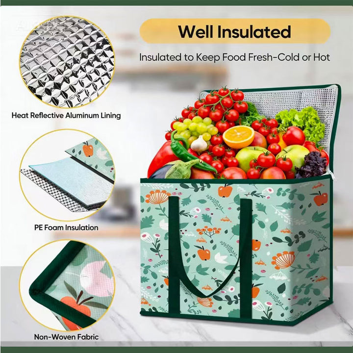 Insulated shopping bag with large volume Stornfield