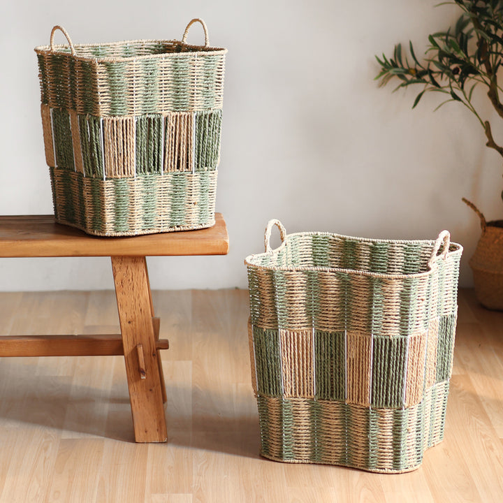 Handcrafted storage basket Stornfield