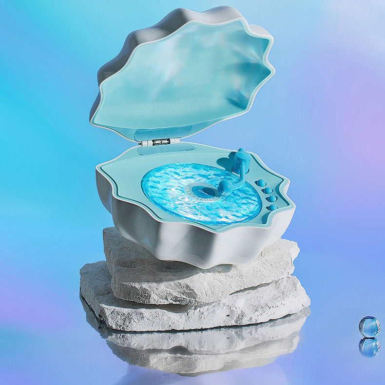Stornfield | Seashell Lamp Retro Platinum Bluetooth LED Nightlight - Perfect Gift for Kids and Girls