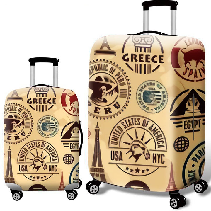 Women’s hard-shell suitcase with nostalgic London motif Stornfield