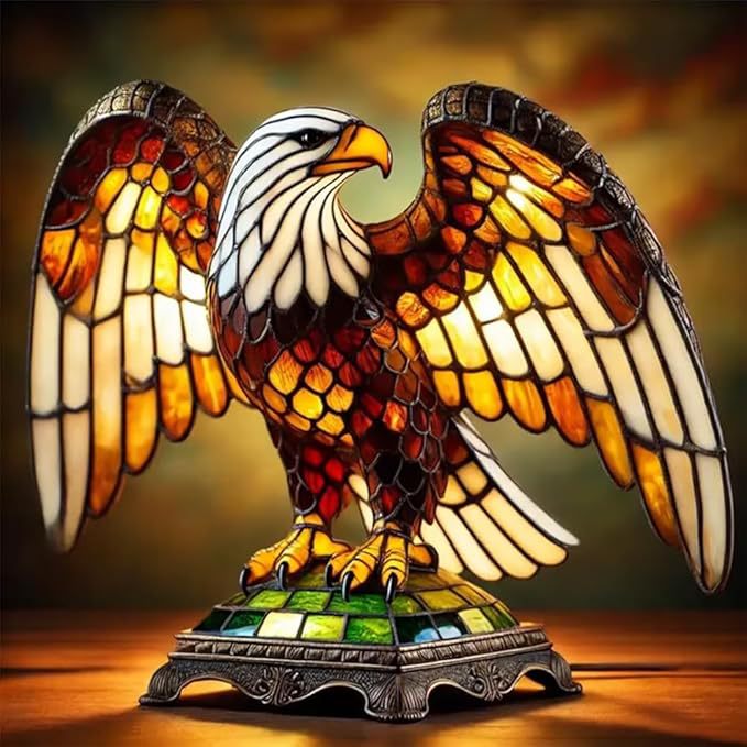 Home Decor Artisanal Eagle Lamp Stornfield