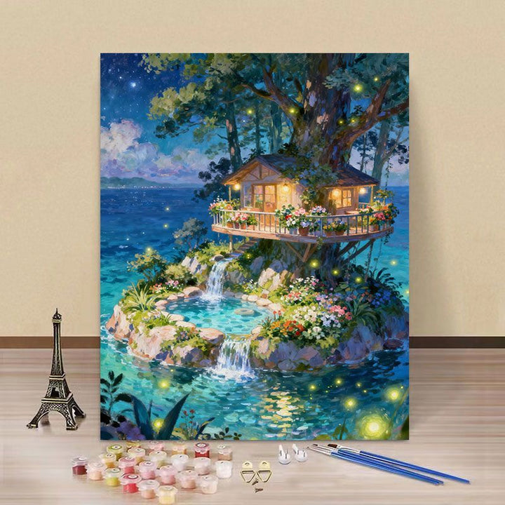 Dreamy Fantasy Landscape Paint by Numbers Kit Stornfield