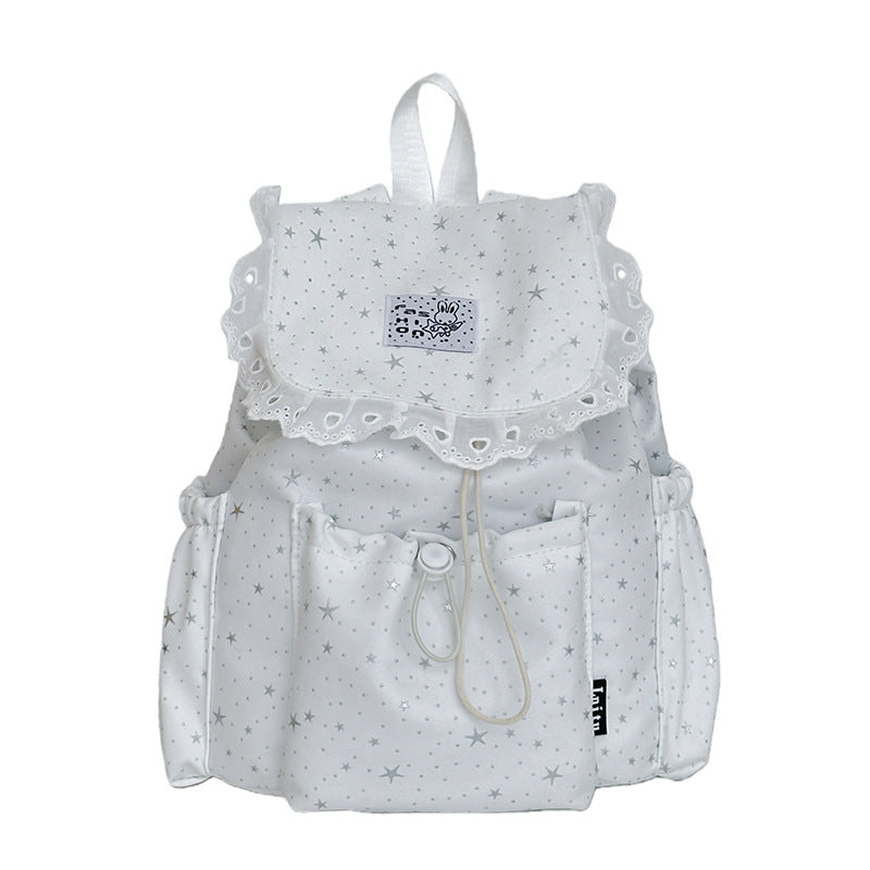 Charming Star-Patterned Backpack Stornfield