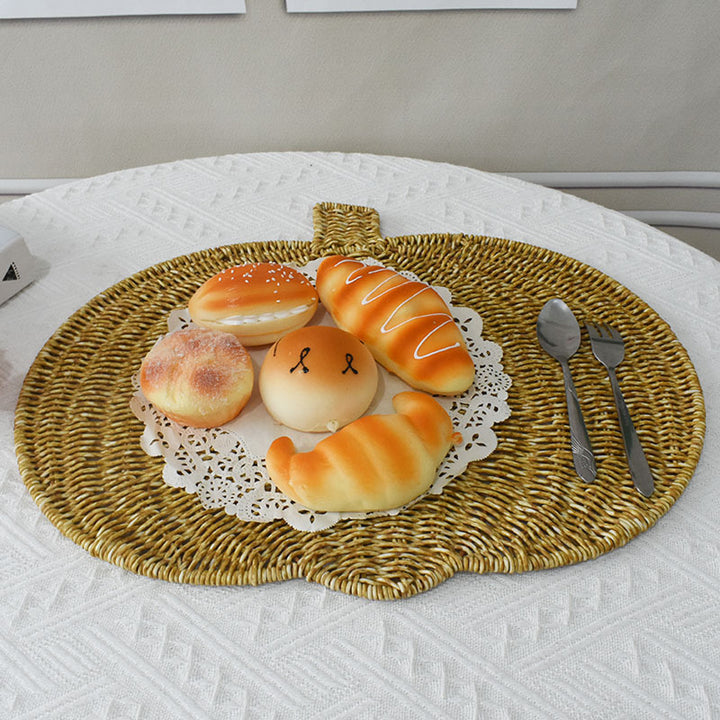 Decorative Woven Pumpkin Shaped Tray Stornfield