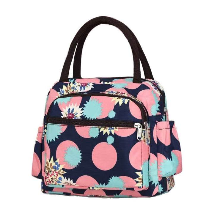 Cat Print Multi-Pocket Tote Bag Stornfield
