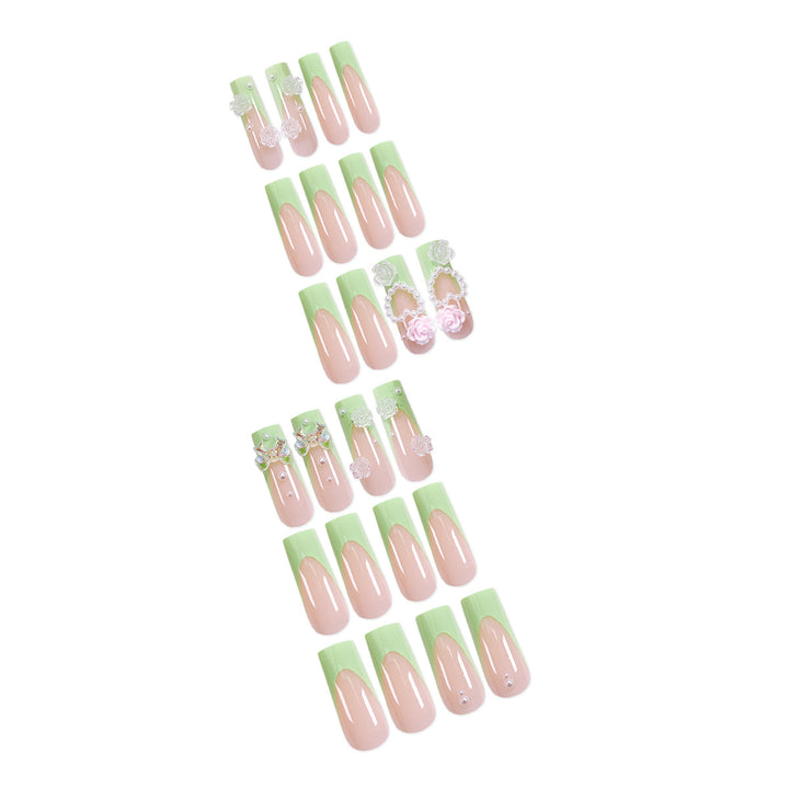Artful artificial nails with floral and decorative accents Stornfield