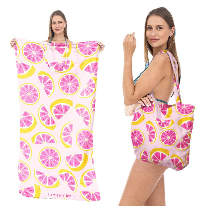 Beach towel with stylish tote bag Stornfield