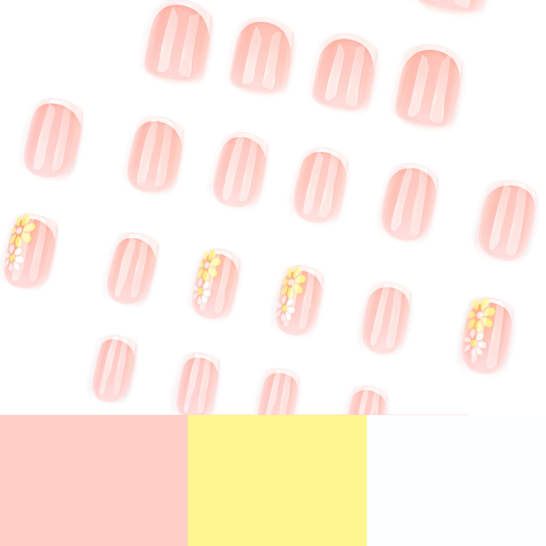 Elegant and creative nail art with floral accents Stornfield