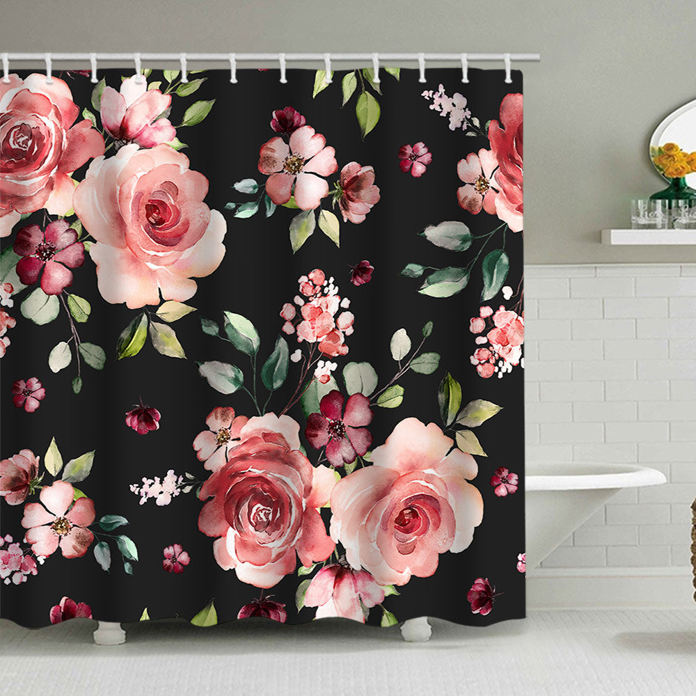 Floral Print Shower Curtain Stornfield