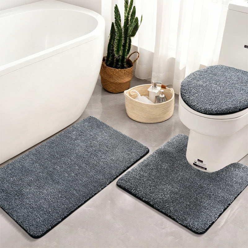 Thick Textured Bathroom Mat Set Stornfield