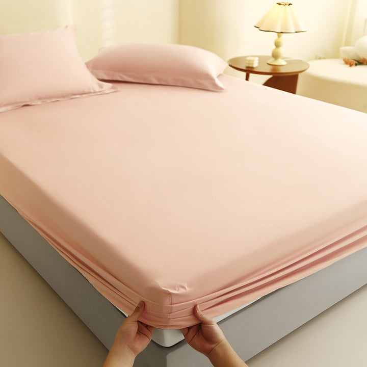 Breathable comfort fitted sheet set with extra deep pocket made of elastic modal blend and all-around elastic