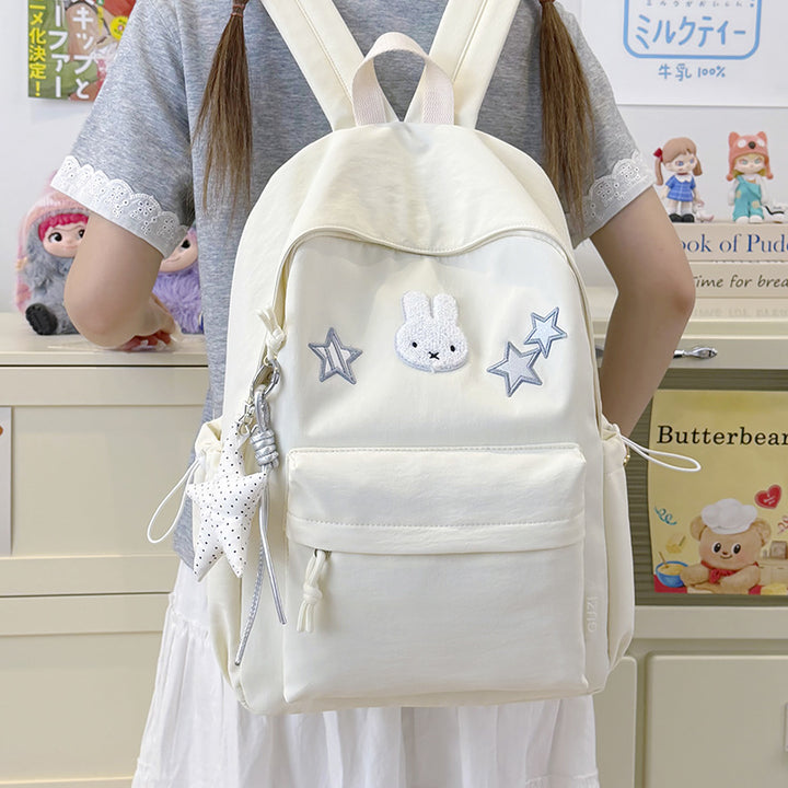 Cute Bunny-Embellished Backpack Stornfield