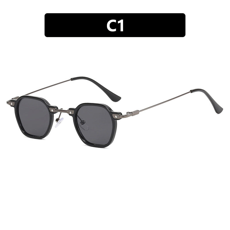 Ladies stylish sunglasses with unique hexagonal shape and sturdy frame Stornfield