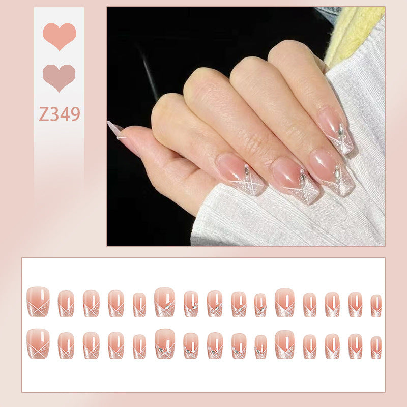 Artificial Nail Set with Glitter Accents Stornfield