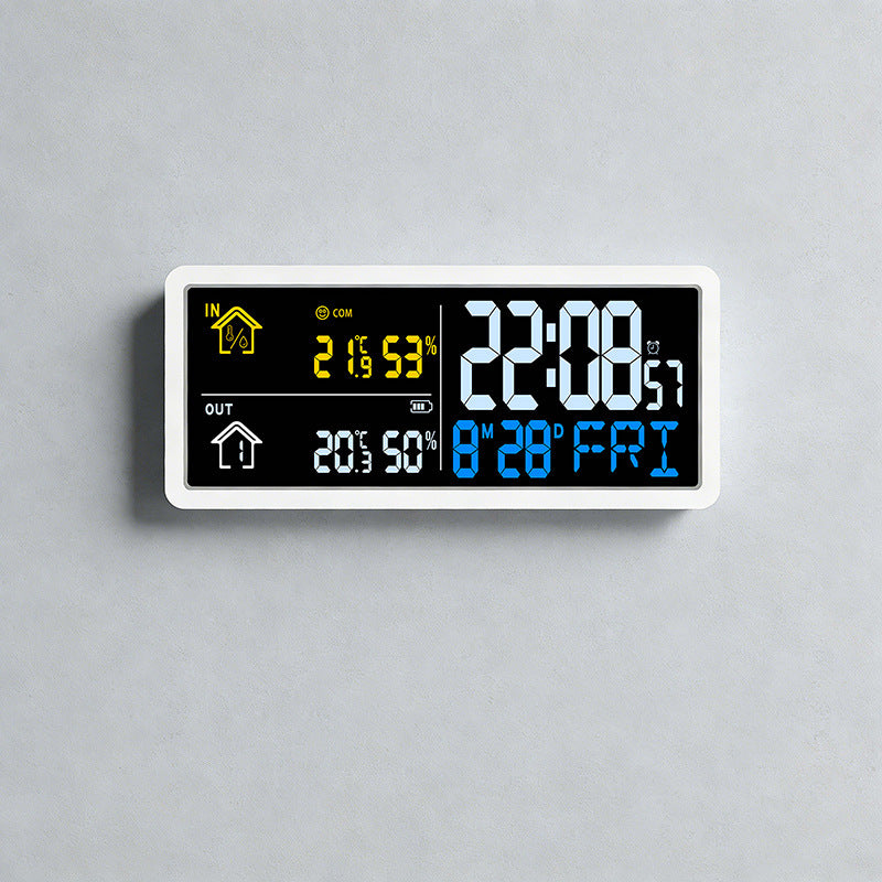 Digital weather forecast clock with hygrometer Stornfield