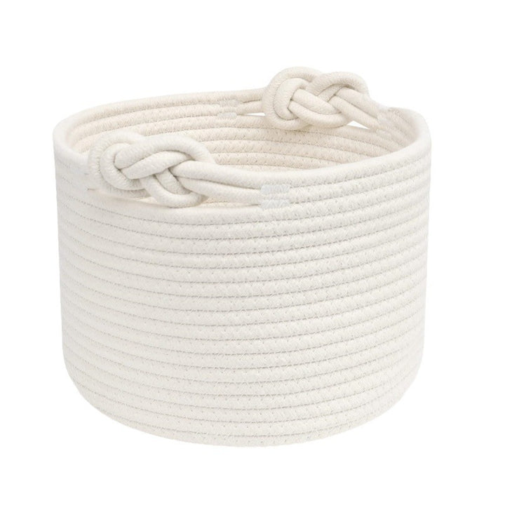 Women’s storage basket with decorative knot design Stornfield