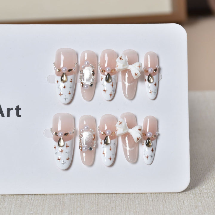 Decorative Press-On Nail Set Stornfield