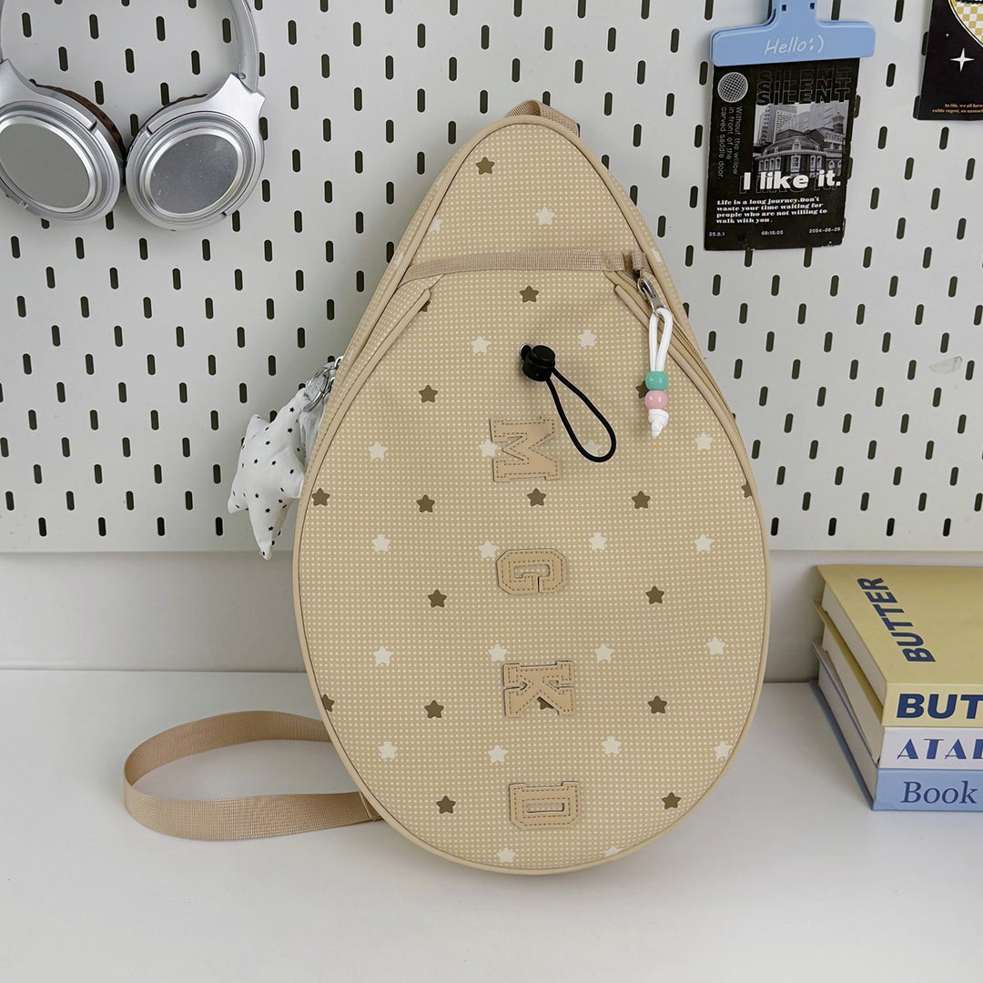 Star-Patterned Casual School Backpack Stornfield