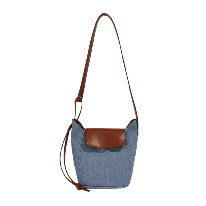Denim Bucket Bag