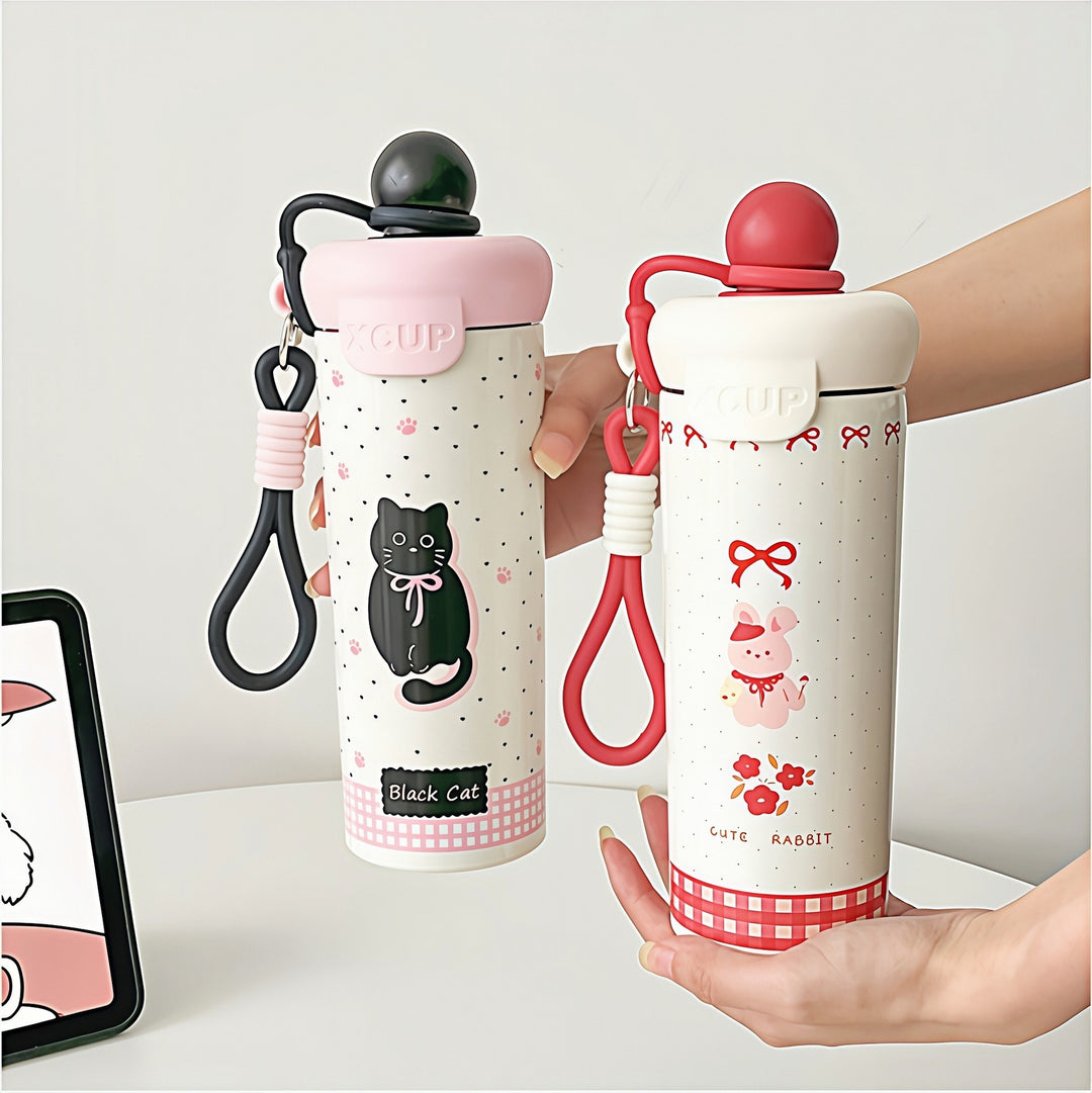 Ladies leisure drinking bottle with cute cat design Stornfield