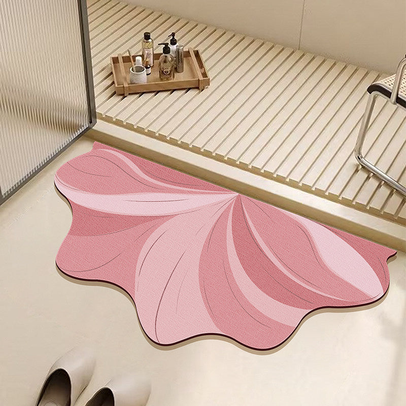 Floral Shaped Bath Mat