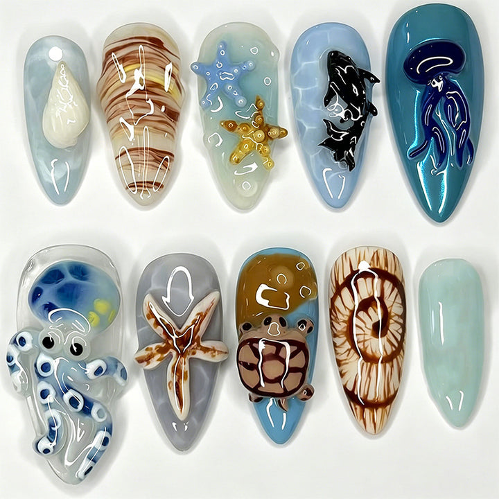 Luxury Nail Art Set with Galactic Designs Stornfield