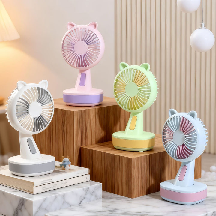 Women's Portable Table Fan with Creative Animal Ears Stornfield