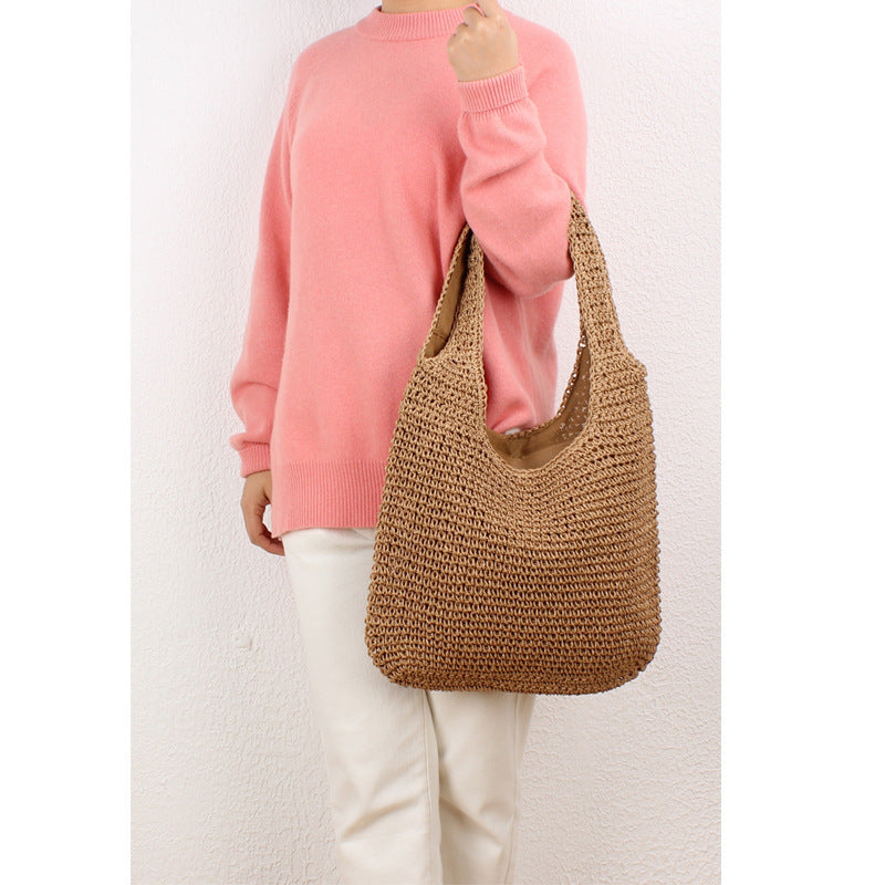 Handmade Mesh Tote Bag in Minimalist Design Stornfield