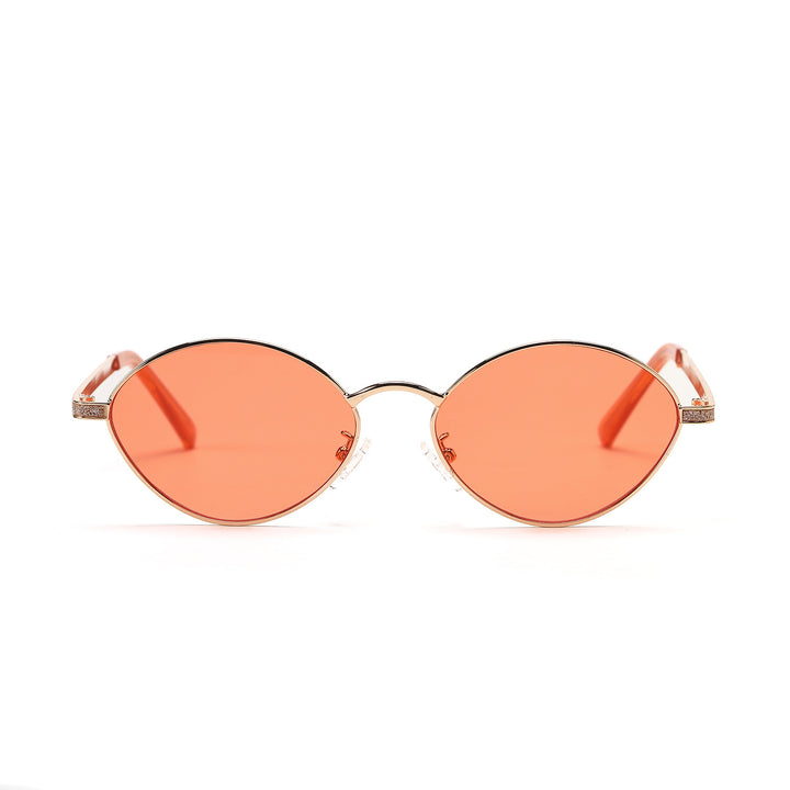 Women's fashionable round sunglasses with luxurious accents Stornfield