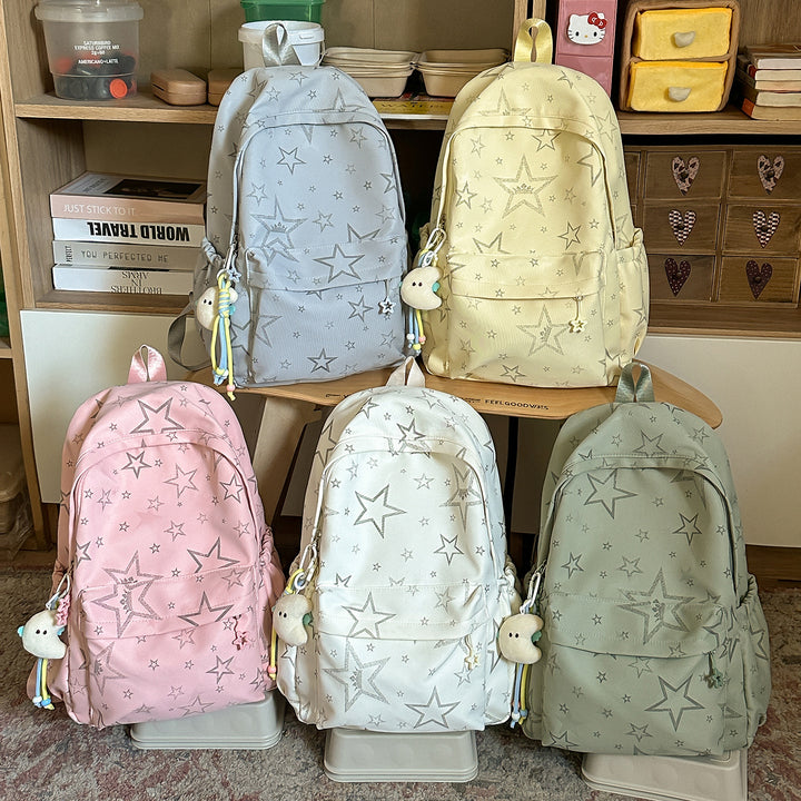 Casual Star-Embellished Backpack Stornfield 1791205374
