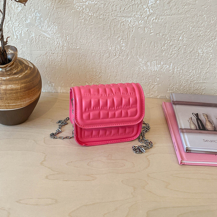WoTextured Quilted Mini Crossbody Bag Stornfield