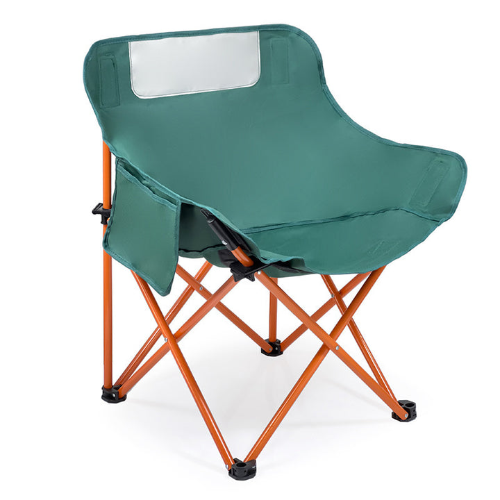 Women's folding chair with comfortable backrest and cup holder Stornfield