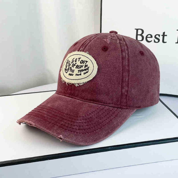 Women's Casual Distressed Cotton Baseball Cap Stornfield