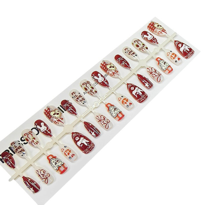 Artificial nails with romantic love motifs Stornfield