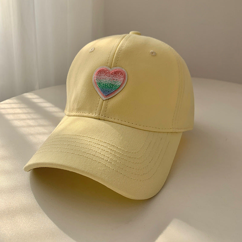 Women's Casual Heart Embroidered Baseball Cap Stornfield