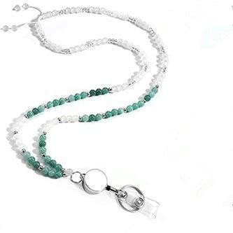 Beaded Eyewear Lanyard Necklace with Retractable Clip Stornfield