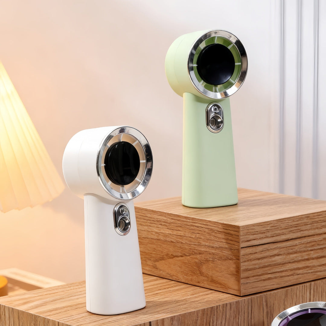 Women Portable Mini Fan with USB Charging Function and Innovative Spray Technology Stornfield