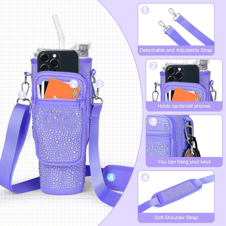 Women practical drinking container hip bag Stornfield