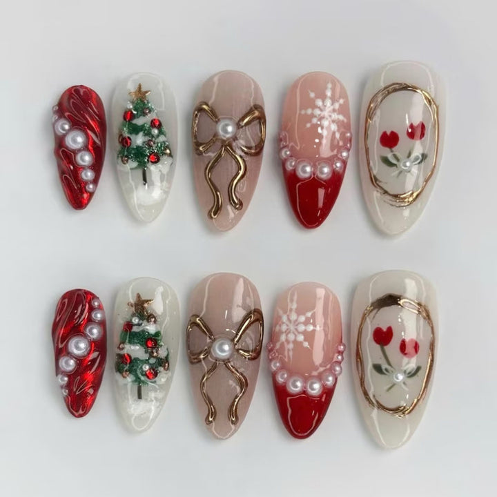 Festive Seasonal Nail Art Set