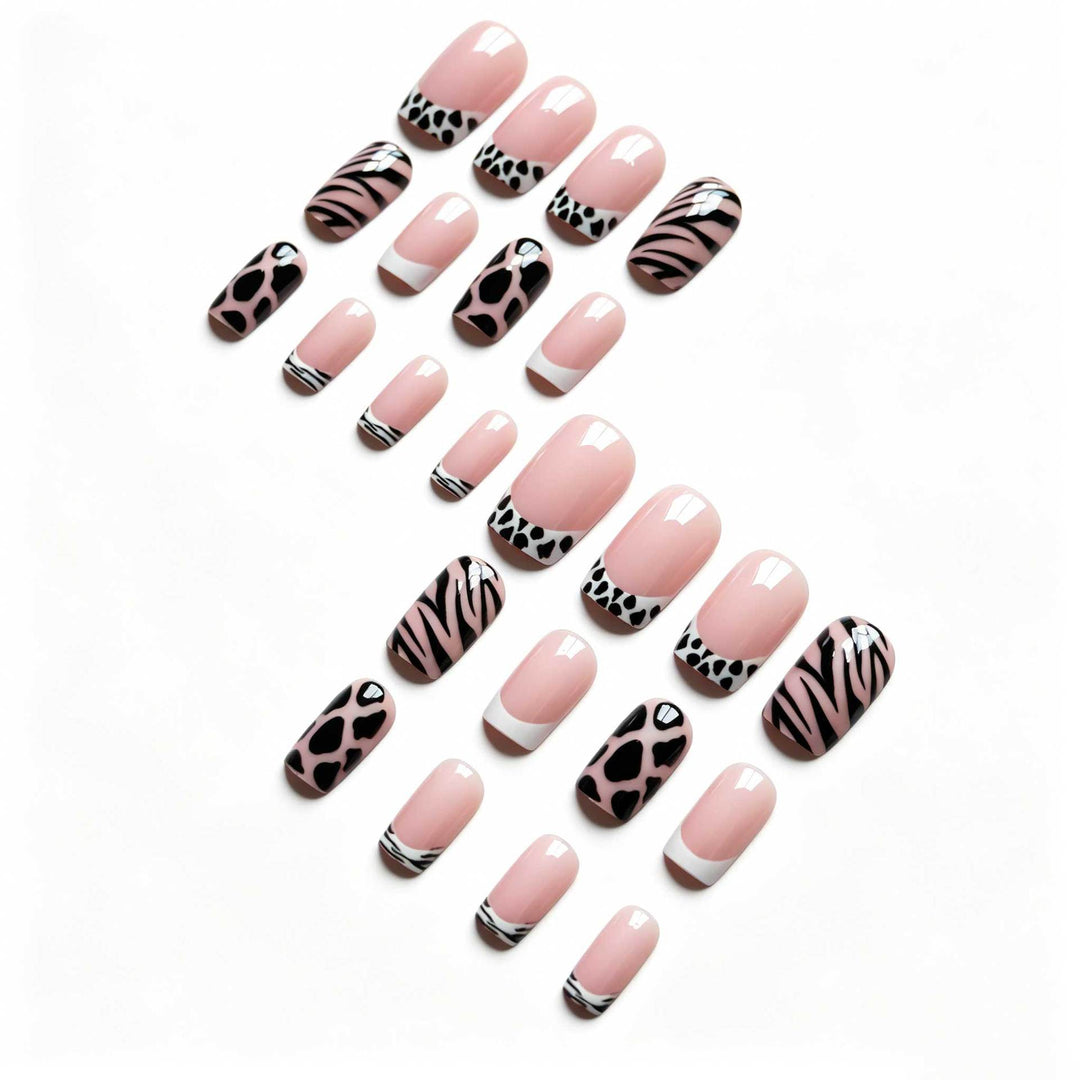 Animal Print Nail Art Design