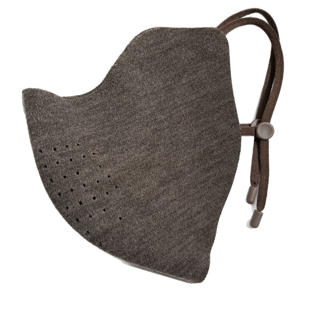 Contoured Perforated Reusable Fabric Face Mask with Adjustable Ear Cords Stornfield