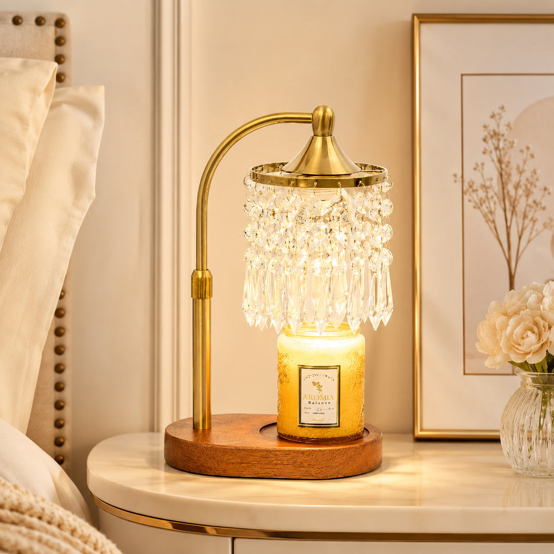 Elegant Glass Table Lamp