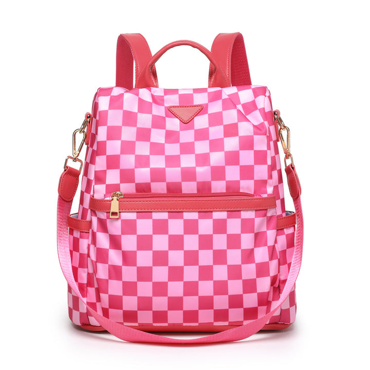 Stylish Checkered Backpack Stornfield