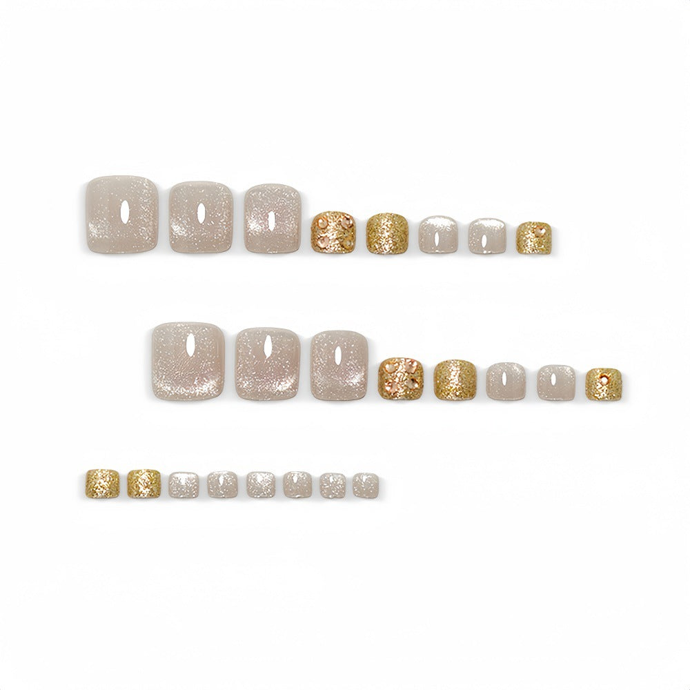 Artificial nails with elegant glitter effect Stornfield